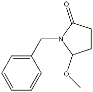 1-Benzyl-5-methoxypyrrolidine-2-one Struktur