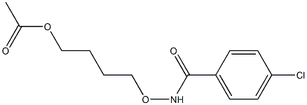 N-Acetoxy-N-butoxy-4-chlorobenzamide Struktur