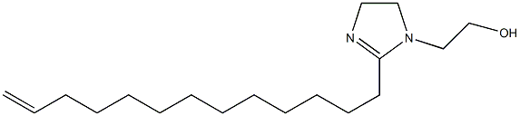 2-(12-Tridecenyl)-2-imidazoline-1-ethanol Struktur