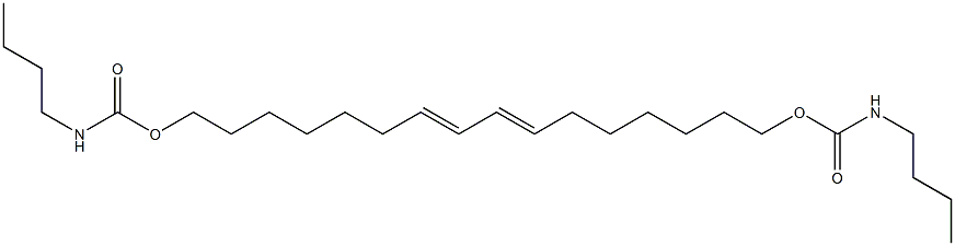 7,9-Hexadecadiene-1,16-diol bis(N-butylcarbamate) Struktur