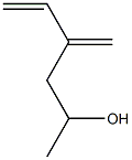 4-Methylene-5-hexen-2-ol Struktur