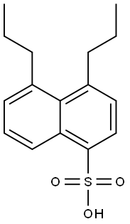 4,5-Dipropyl-1-naphthalenesulfonic acid Struktur