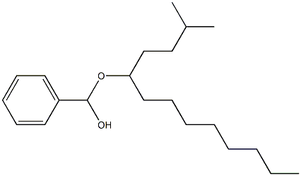 Benzaldehyde 3-methylbutylnonyl acetal Struktur