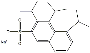 3,4,5-Triisopropyl-2-naphthalenesulfonic acid sodium salt Struktur