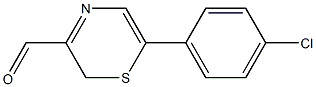 6-(4-Chlorophenyl)-2H-1,4-thiazine-3-carbaldehyde Struktur