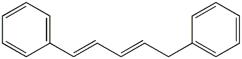 1,5-Diphenyl-1,3-pentadiene Struktur