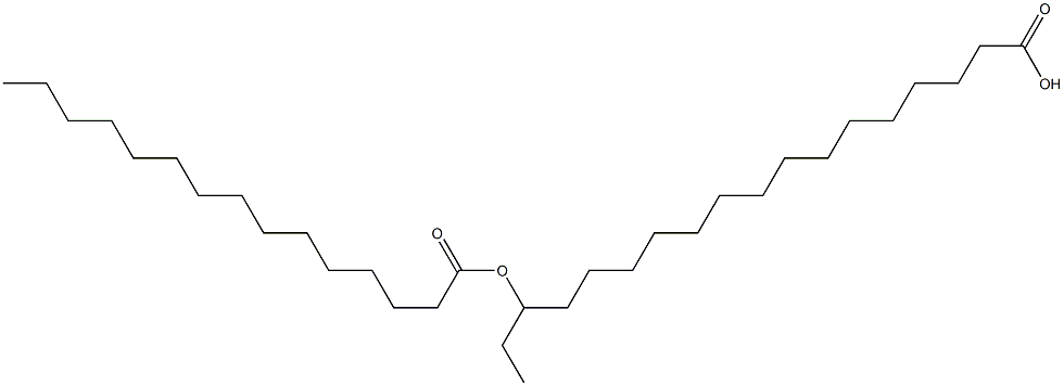 16-Pentadecanoyloxystearic acid Struktur