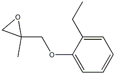 2-Ethylphenyl 2-methylglycidyl ether Struktur