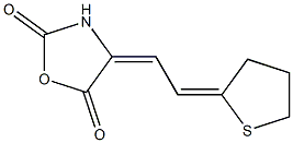 4-[2-(Thiolan-2-ylidene)ethylidene]oxazolidine-2,5-dione Struktur