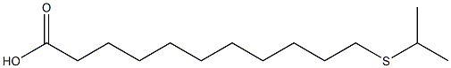 11-(Isopropylthio)undecanoic acid Struktur