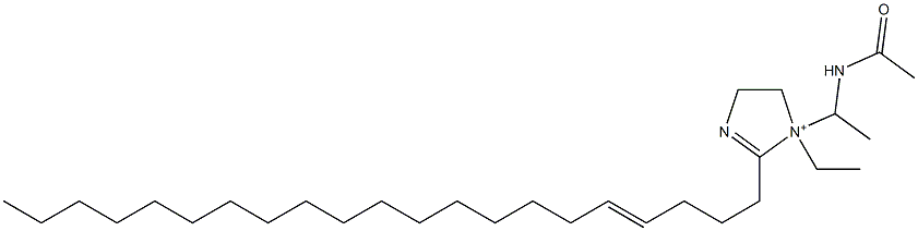 1-[1-(Acetylamino)ethyl]-1-ethyl-2-(4-henicosenyl)-2-imidazoline-1-ium Struktur