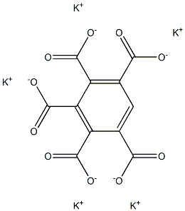 1,2,3,4,5-Benzenepentacarboxylic acid pentapotassium salt Struktur