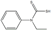 Ethylphenyldithiocarbamic acid Struktur