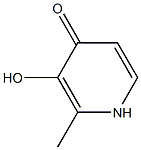 3-Hydroxy-2-methylpyridine-4(1H)-one Struktur