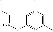 (3,5-Dimethylphenoxy)propylsilane Struktur