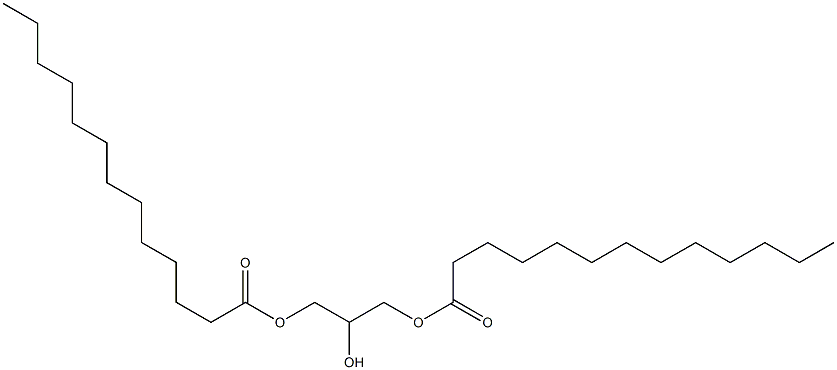 Glycerol 1,3-ditridecanoate Struktur