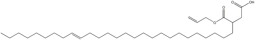 3-(18-Heptacosenyl)succinic acid 1-hydrogen 4-allyl ester Struktur