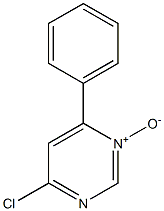 4-Chloro-6-phenylpyrimidine 1-oxide Struktur