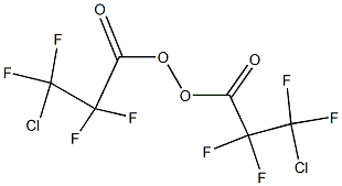 Bis(3-chloro-2,2,3,3-tetrafluoropropionyl) peroxide Struktur