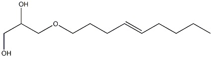 3-(4-Nonenyloxy)-1,2-propanediol Struktur