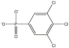 3,4,5-Trichlorophenylphosphonate Struktur