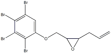 2,3,4,5-Tetrabromophenyl 3-allylglycidyl ether Struktur