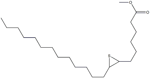 7,8-Epithiohenicosanoic acid methyl ester Struktur