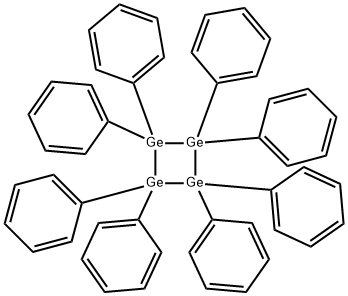 Octaphenylcyclotetragermane Struktur