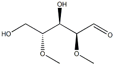 2-O,4-O-Dimethyl-D-arabinose Struktur