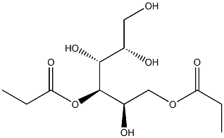 D-Glucitol 4,6-dipropionate Struktur