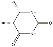 cis-5,6-Dimethyl-5,6-dihydrouracil Struktur