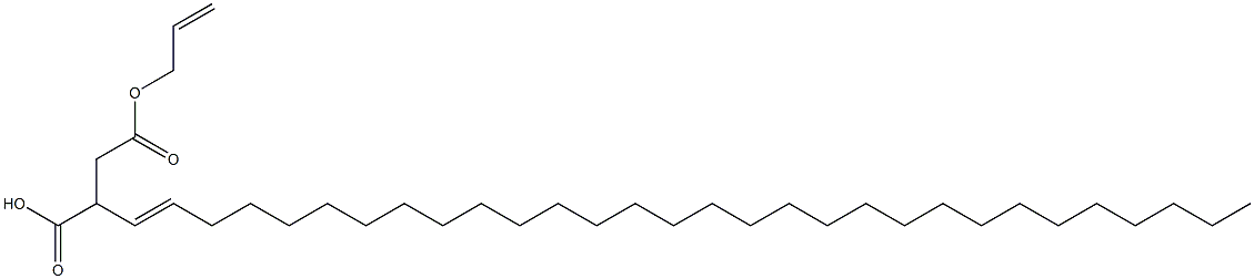 2-(1-Triacontenyl)succinic acid 1-hydrogen 4-allyl ester Struktur