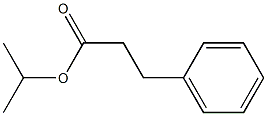 Benzenepropionic acid isopropyl ester Struktur