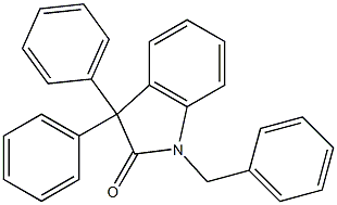 1-Benzyl-3,3-diphenyl-1H-indol-2(3H)-one Struktur