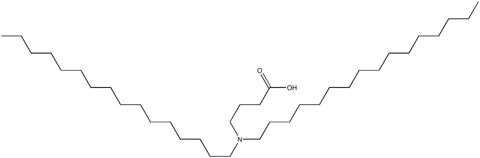 4-(Dihexadecylamino)butyric acid Struktur