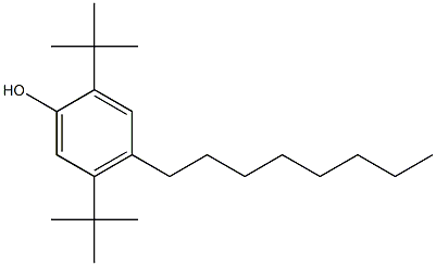 2,5-Di-tert-butyl-4-octylphenol Struktur