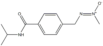 N-Isopropyl-4-[(methyl-ONN-azoxy)methyl]benzamide Struktur