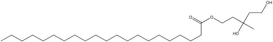 Henicosanoic acid 3,5-dihydroxy-3-methylpentyl ester Struktur