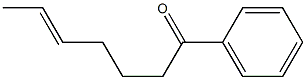 (E)-1-Phenyl-5-hepten-1-one Struktur