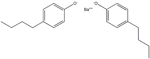 Barium bis(4-butylphenolate) Struktur