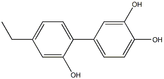 4'-Ethyl-1,1'-biphenyl-2',3,4-triol Struktur