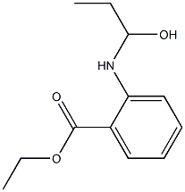 2-[(1-Hydroxypropyl)amino]benzoic acid ethyl ester Struktur