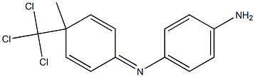 1-(4-Aminophenyl)imino-4-methyl-4-trichloromethyl-2,5-cyclohexadiene Struktur