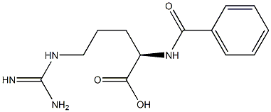 (2R)-2-(Benzoylamino)-5-guanidinopentanoic acid Struktur