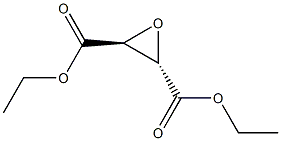 (2S,3S)-Oxirane-2,3-dicarboxylic acid diethyl ester Struktur