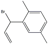 1-(1-Bromoallyl)-2,5-dimethylbenzene Struktur