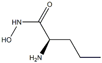 (R)-2-Amino-N-hydroxypentanamide Struktur