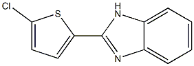 2-(5-Chlorothiophen-2-yl)-1H-benzimidazole Struktur