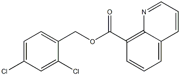 Quinoline-8-carboxylic acid 2,4-dichlorobenzyl ester Struktur