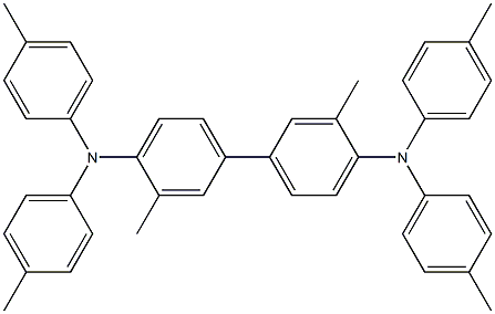 3,3'-Dimethyl-N,N,N',N'-tetrakis(4-methylphenyl)biphenyl-4,4'-diamine Struktur